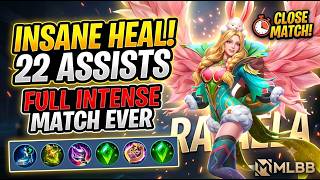 RAFAELA INSANE HEALER 🔥 22 Assists Full Intense Gameplay | MLBB