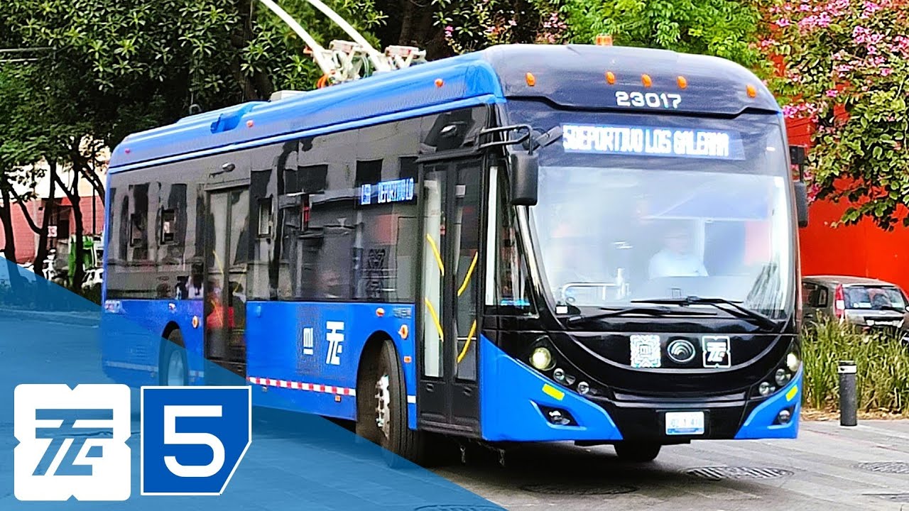 Trolebús CDMX - Línea 5 - De San Felipe de Jesús a Metro Hidalgo - RECORRIDO COMPLETO