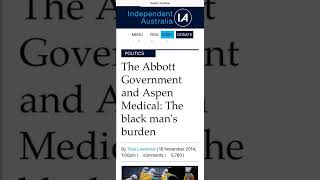 The Aspen Medical Grift finally getting some air time.
