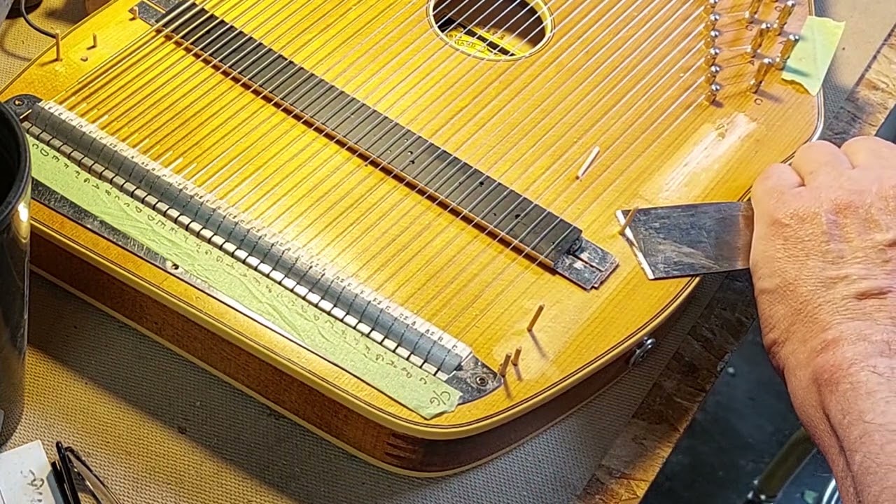 Diatonic Autoharp Conversion Part 2 Hal Weeks/dAigle Autoharps
