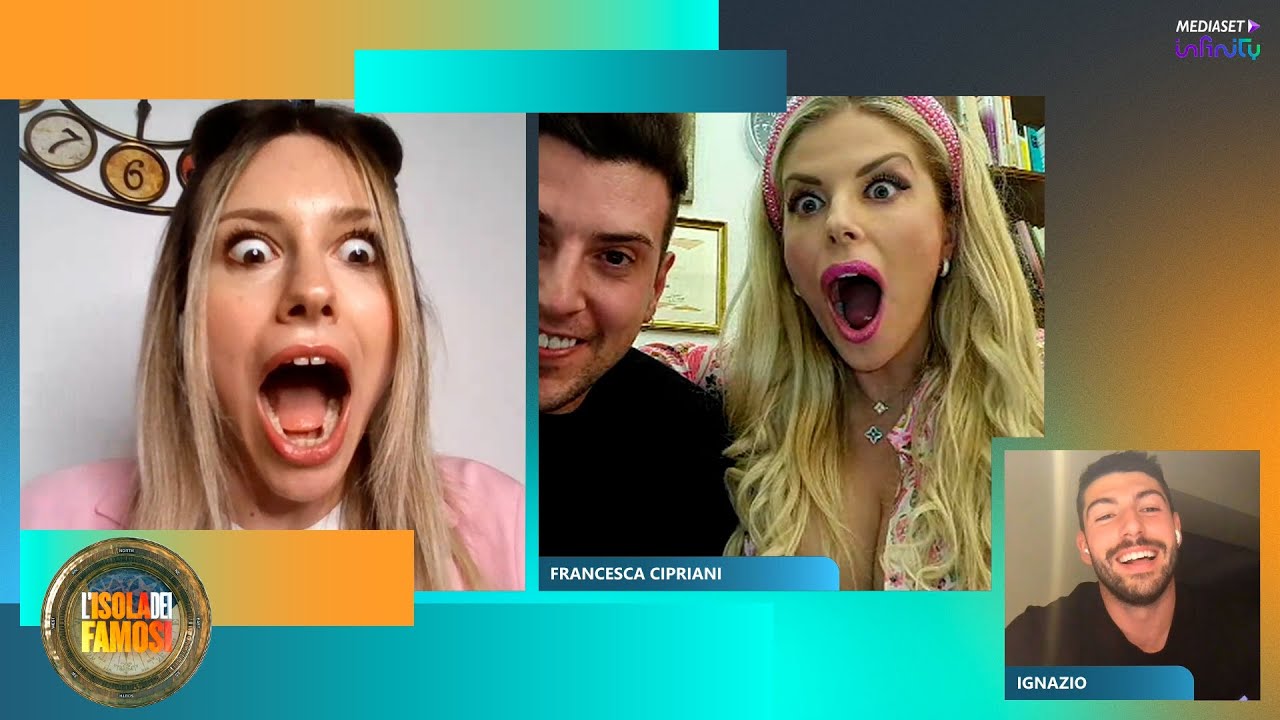 Francesca Cipriani faccia a faccia con la sua imitatrice Valentina Barbieri | Isola Party