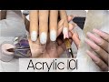 Beginner acrylic application  how i apply acrylic