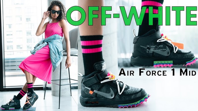 WHY DID THEY DO THIS? - NIKE OFFWHITE AIR FORCE 1 MID WHITE REVIEW