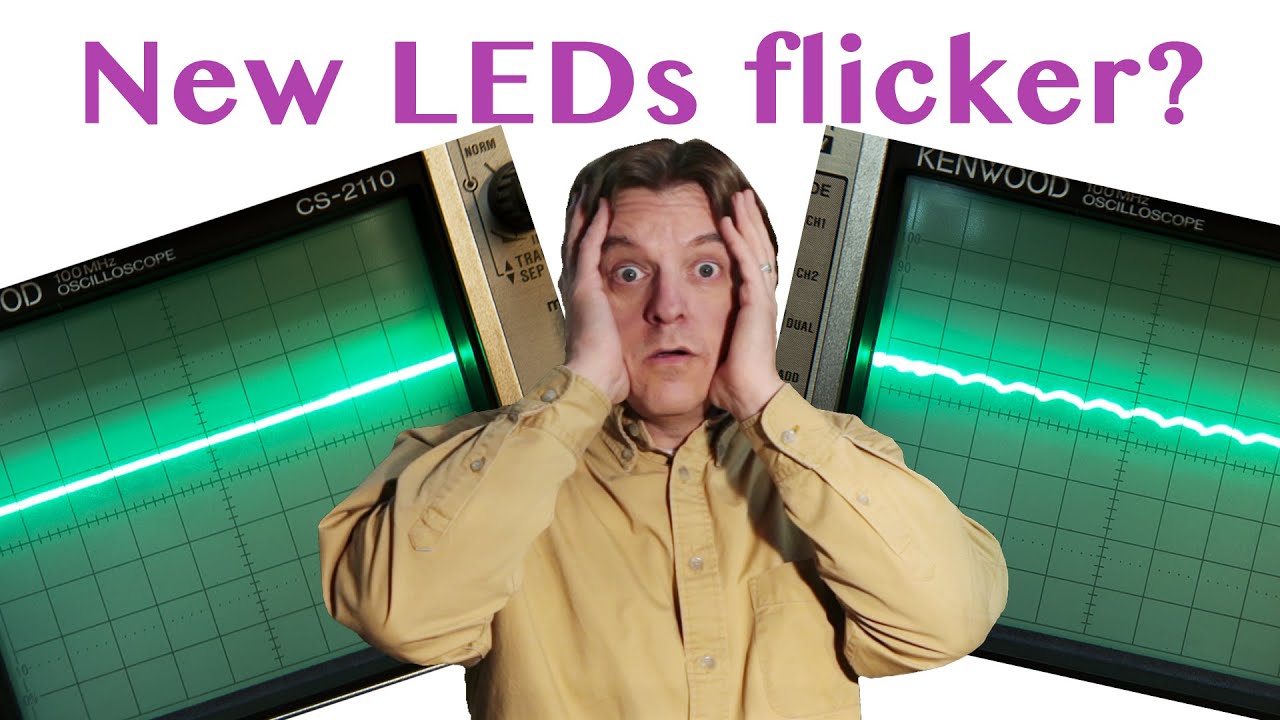 How to measure fluorescent and LED light flicker YouTube