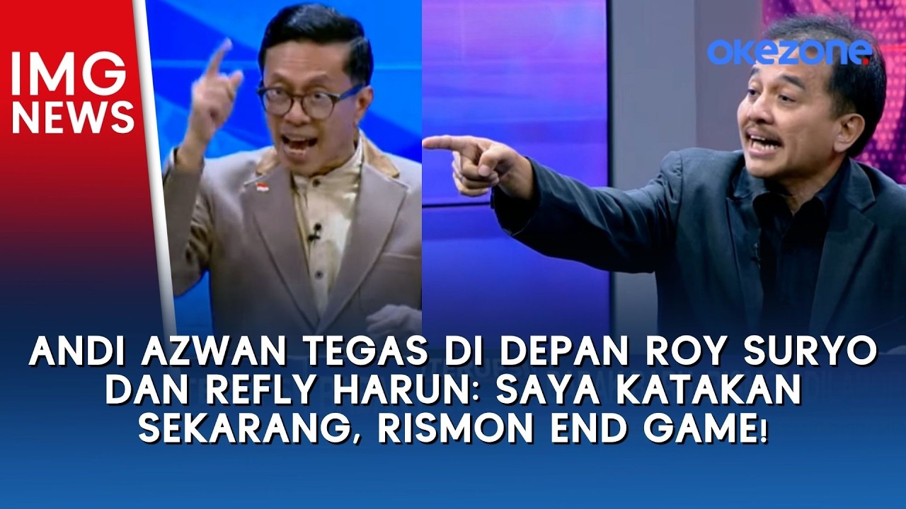 Di Depan Roy Suryo dan Refly Harun, Andi Azwan Tegas: Saya Katakan Sekarang, Rismon End Game!