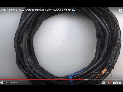 Vídeo: Como fazer uma bobina desmagnetizadora?