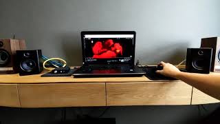 Audioengine A2+ with Sub S8 bass / mid test