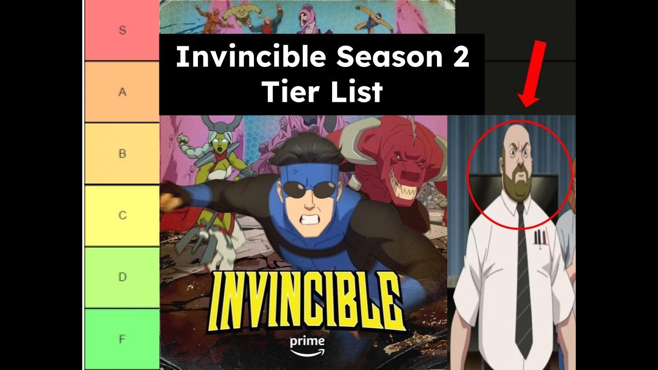 Invincible Power Ranking Invincible Season 2 Tier List | Ranking Every Episode of Invincible ...