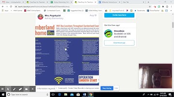 Class Dojo and Finding Google meet links for all grade levels