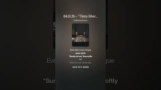 04 01 26 – “Thirty Silver Shadows” – Matthew 26 14 25
