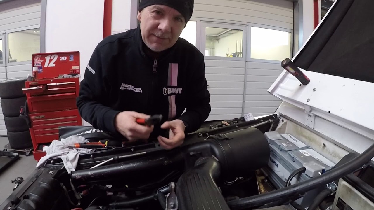 Einbau der Autoterm Binar 5S Wasserstandheizung