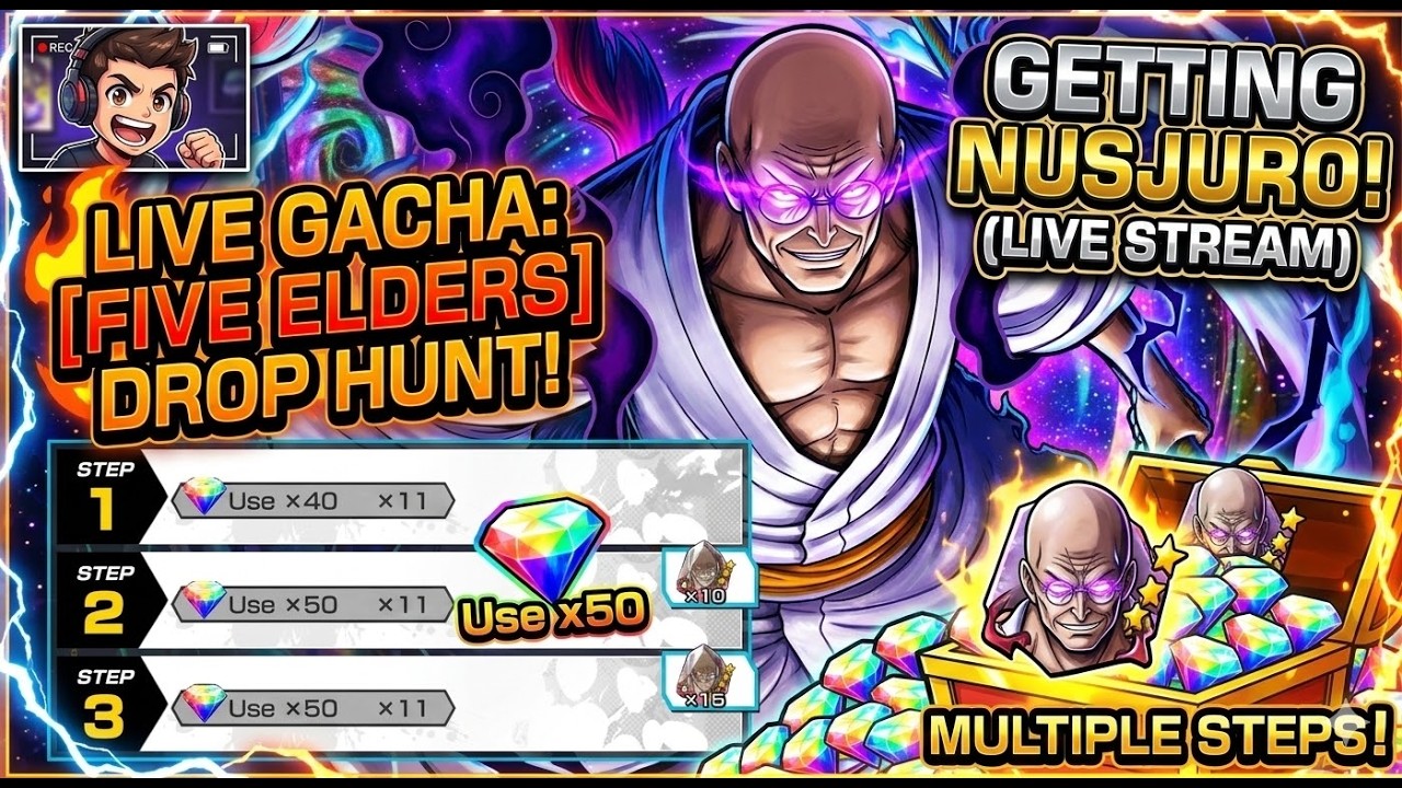 ERA AKI AKI TELAH TIBA , GACHA NEW EX NUSJURO ! ONE PIECE BOUNTY RUSH LIVE !