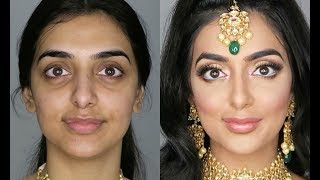 Indian/Bollywood/South Asian Bridal Makeup | Start to Finish | Mona Sangha