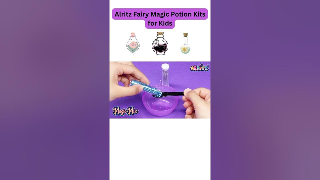 Alritz Fairy Polyjuice Potion Kits for Kids, DIY 20 Bottles Magic Potions,  Creat