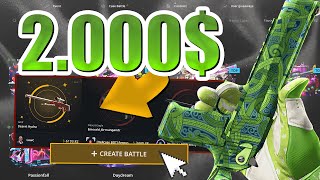 I CREATED A $1000 CASE BATTLE ON HELLCASE! (USE PROMO CODE!)
