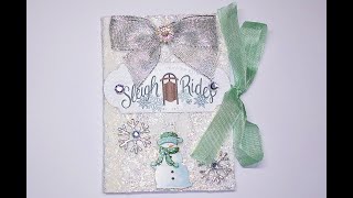 DIY~Beautiful Shabby Chic 2-Envelope Christmas Gift Card Holder!