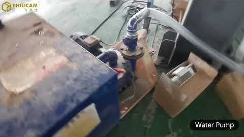 Water pump connection and using for vacuum table