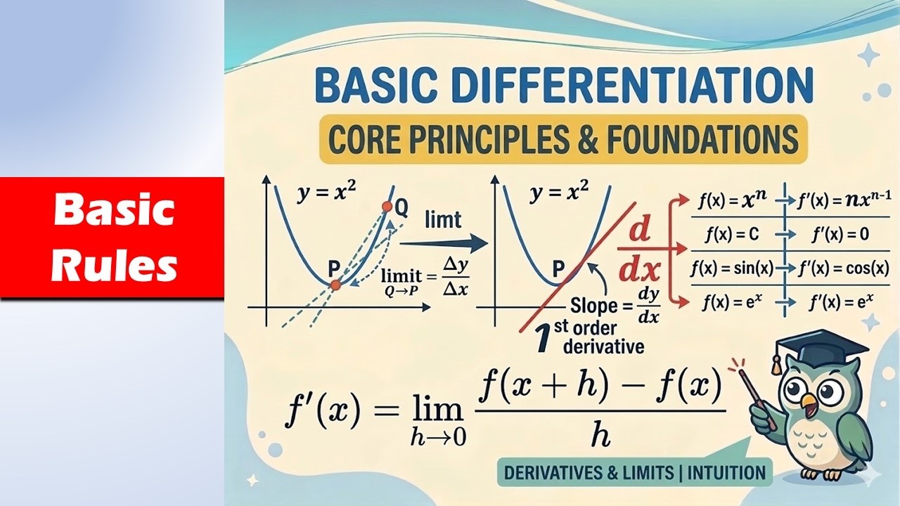 Basic Differentiation II Rules & Properties II Calculus