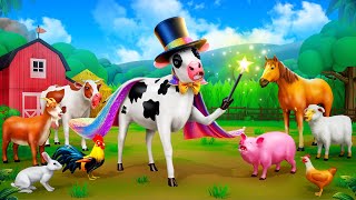 Crazy Baby Cow's Magic Makes Animals Friends Disappear! Funny Animals Cartoons 2024 by Funny Animals TV 21,168 views 1 month ago 16 minutes