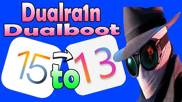 طريقة تثبيت iOS 13 بجانب iOS 15 (التحديث المزدوج) Dualra1n Dualboot iOS 15 & 13 No Blobs Linux MacOS