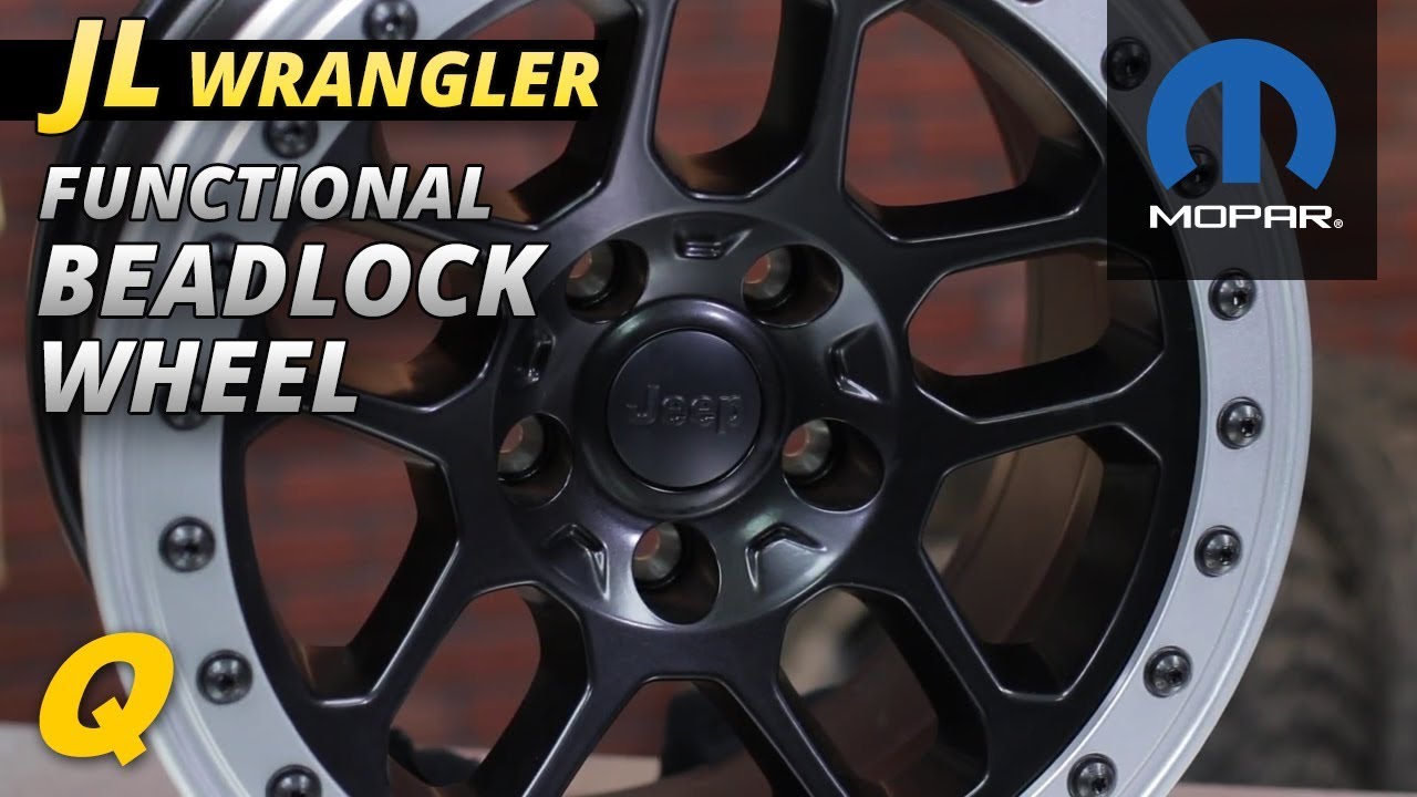 Mopar Functional Bead Lock Wheel for 07-21 Jeep Wrangler JL, JK & Gladiator  JT | Quadratec