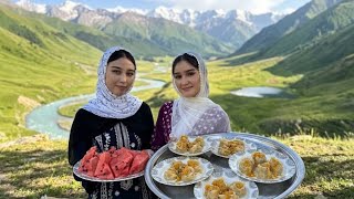 How to Make Ay Khanum in Nature | Traditional Afghan Food 🌿🔥