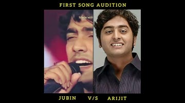 Thumbnail of First Song Audition | Jubin Nautiyal And Arijit Singh Live Singing 😍 #shorts #bollywoodsinger #music