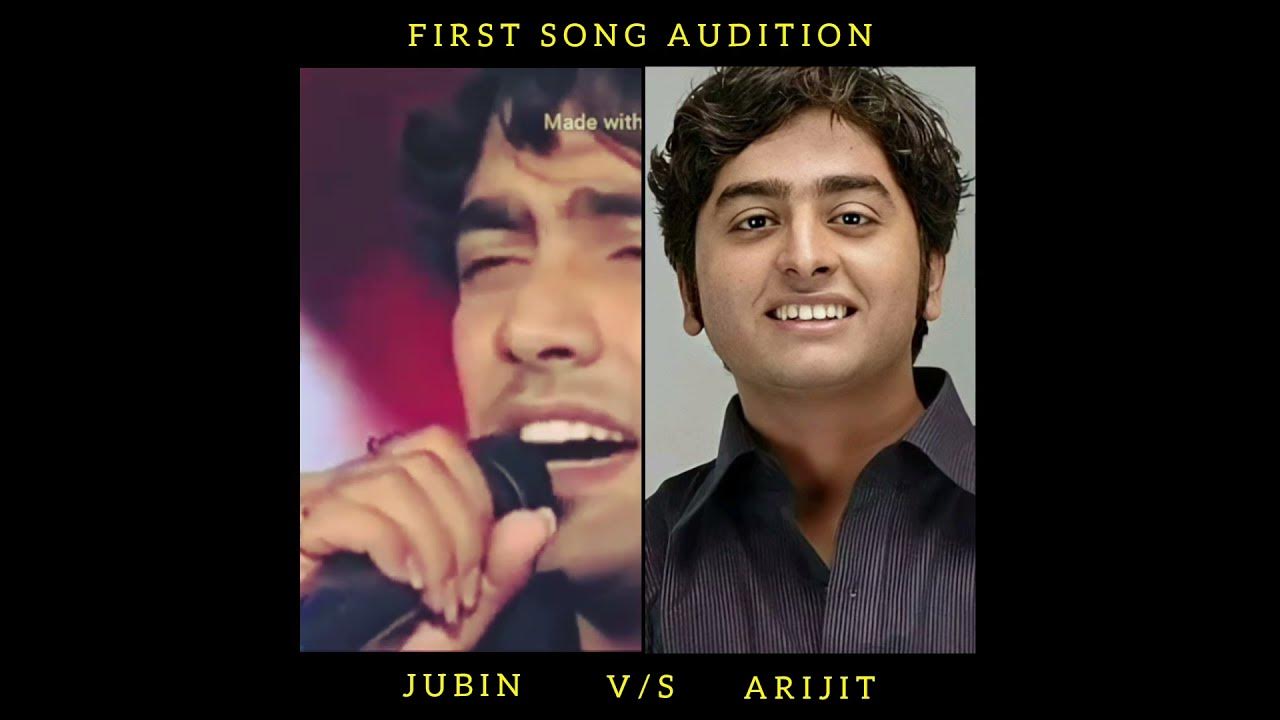 First Song Audition | Jubin Nautiyal And Arijit Singh Live Singing 😍 #shorts #bollywoodsinger #music
