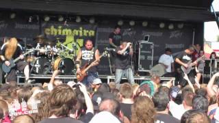 CHIMAIRA • Resurrection • Rockstar Mayhem Fest • Dallas • 2010 • PIT POV