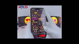 Devil Eyes Car Accessories LED Light Truck Car Eyes Large Programmable Flexible LED Display for Car