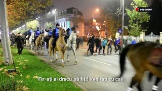 Furie și speranță pe străzile Bucureștiului