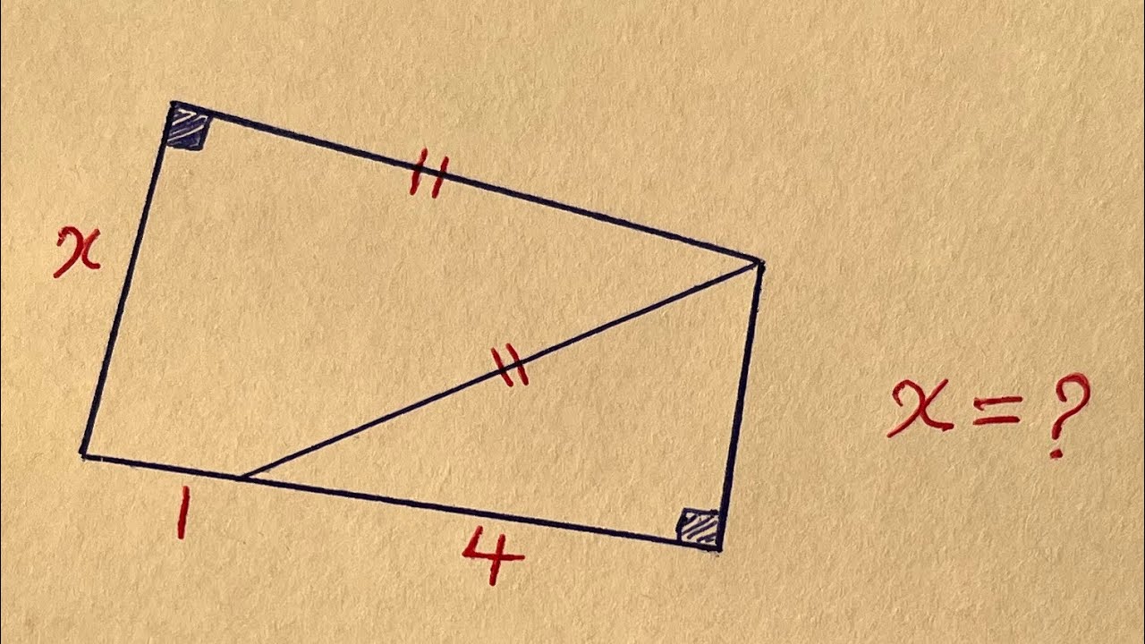 هندسه | طول ضلع را بدست اورید | سوالی بسیار چالشی