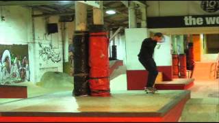 5050 bs 180 pivot to fakie manual round manny pad with Joe Moore
