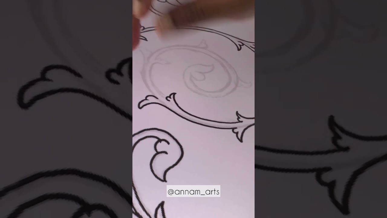 How to draw basic ornamental design for beginners | Procreate | Digital art | Tutorial 