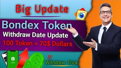 Withdrawing your BNDX tokens The step-by-step guide | Big update Bondex origin withdrawal