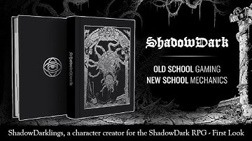 11. ShadowDarklings, a character creator for the ShadowDark RPG