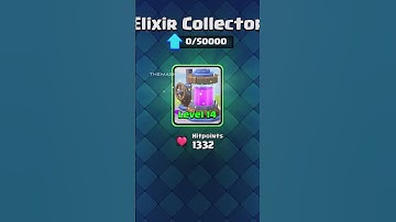 Level 14 Elixir Collector🔮🥳, Maxing All Rare Cards - Part 6🔥|| #shorts   #clashroyale