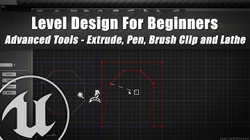 Geometry Tools - Extrude, Pen, Brush Clip and Lathe - #6 Unreal Engine 4: Level Design For Beginners