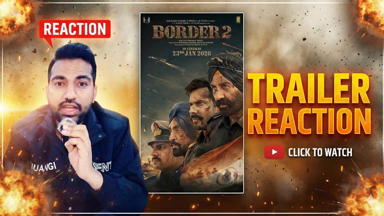 BORDER 2 TRAILER REACTION! 🇮🇳 | BORDER2 Is Ready To Carry Forward Border's legacy 