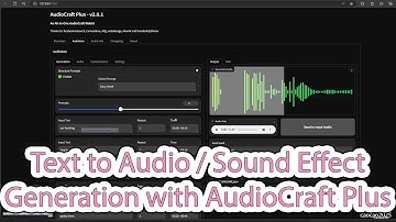 How to use AI Text to Audio / Sound Effect Generation with AudioCraft Plus (Free and Fast)