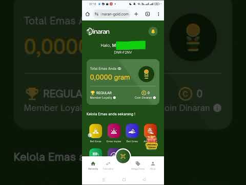 CARA DAFTAR APLIKASI DINARAN | BELI EMAS MULAI 10 RIBU MUDAH DAN CEPAT