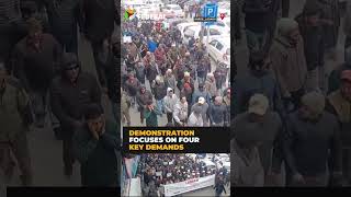 Leh Apex Body, Kargil Democratic Alliance protest over Ladakh statehood demand | shorts