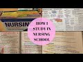 NURSING SCHOOL STUDY ROUTINE | STUDY TIPS