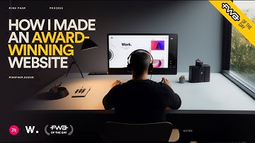 How to make an Award Winning Portfolio Website - Process Breakdown