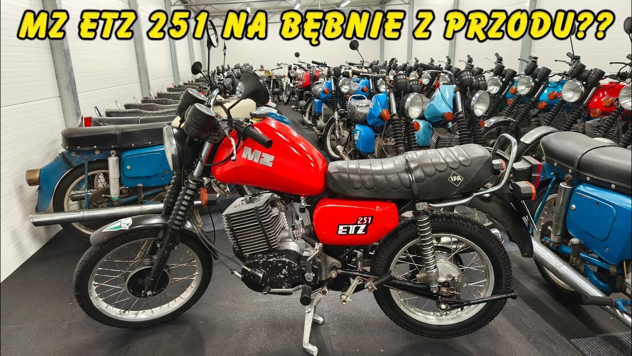 Panie!! Ale takich nie było 🤔😅 MZ ETZ 251 na bębnie z przodu sprzedała się w 30 minut 😁🔥