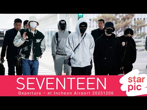 세븐틴 '다시 일본으로 출국!' [STARPIC] / SEVENTEEN Departure - at Incheon Airport 20231206