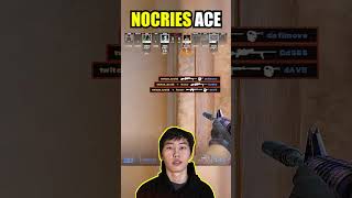 Nocries Gets An Amazing Ace in FACEIT Match #cs2 #csgo #cs2clips #nocries #faceit #faceit10lv