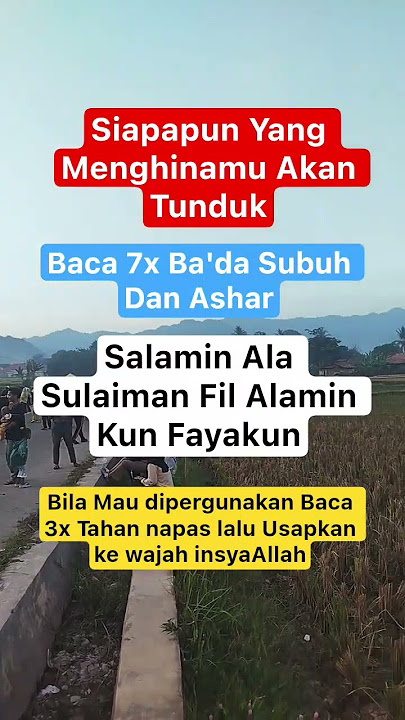 Siapapun Yang Menghin4mu Akan 7unduk #doa #shorts
