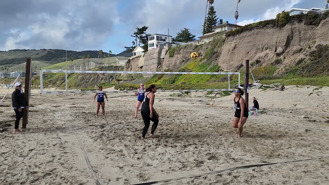 MB Girls Beach Volleyball Jane & Philline vs Nipomo set 1