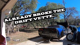 My drift Vette is making a very expensive noise